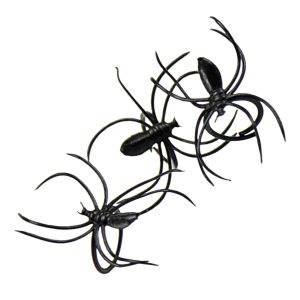 RAGNO NERO IN PVC 3 CM